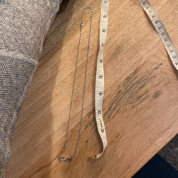 Cursive “Mary” Necklace - Picture 3 of 3